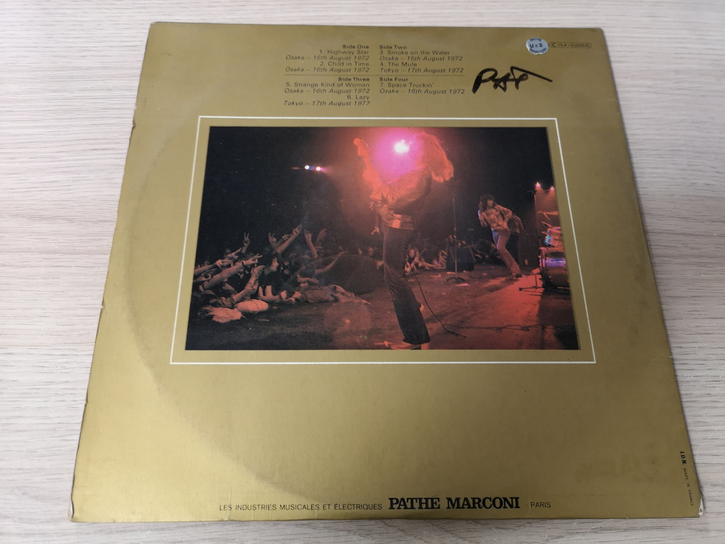 Deep Purple "Live in Japan" Orig France 1973 2Lps VG+/VG+