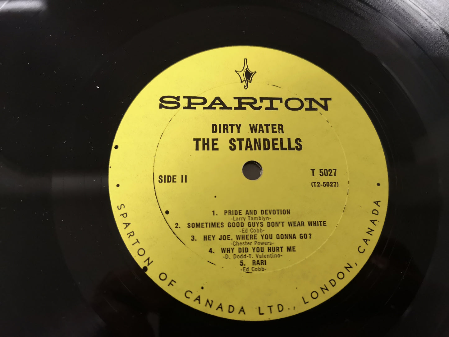 Standells "Dirty Water" Orig Canada Mono 1966 M-/M-