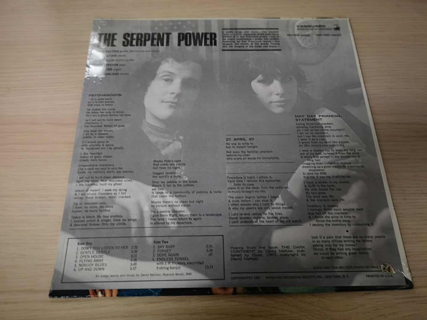 Serpent Power "S/T" Orig US Stereo 1967 Sealed