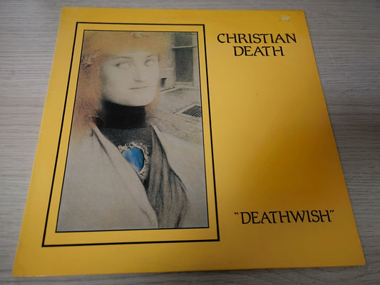 Christian Death "Deathwish" Orig France 1984 VG+/M- (w/ Booklet)