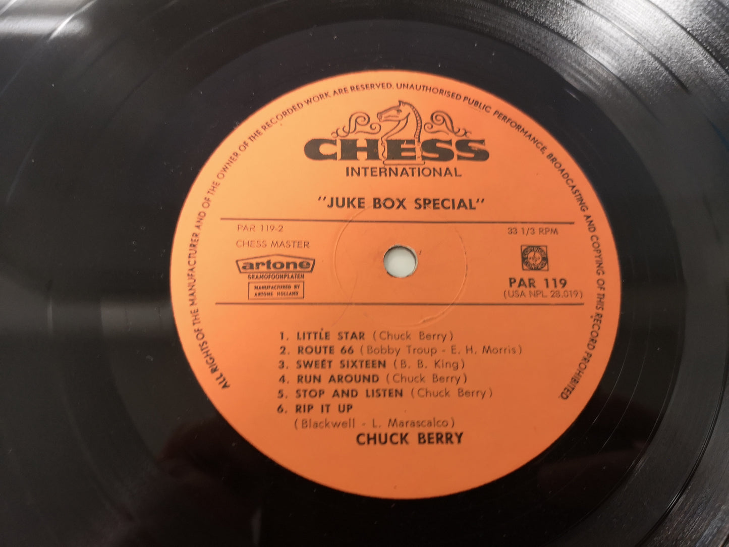Chuck Berry "Juke Box Special" Orig Holland 1964 M-/EX