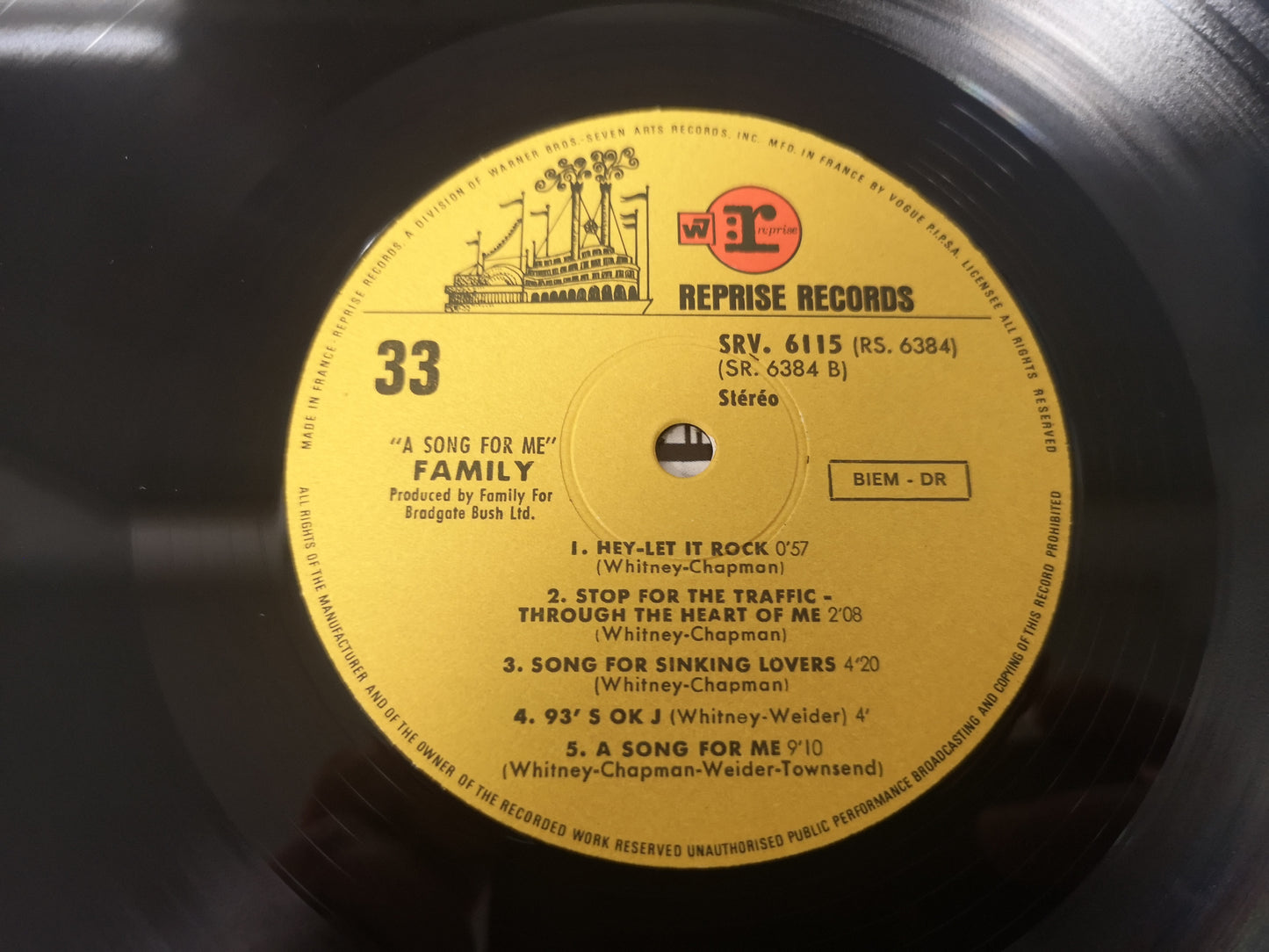 Family "A Song for Me" Orig France 1970 M-/M-
