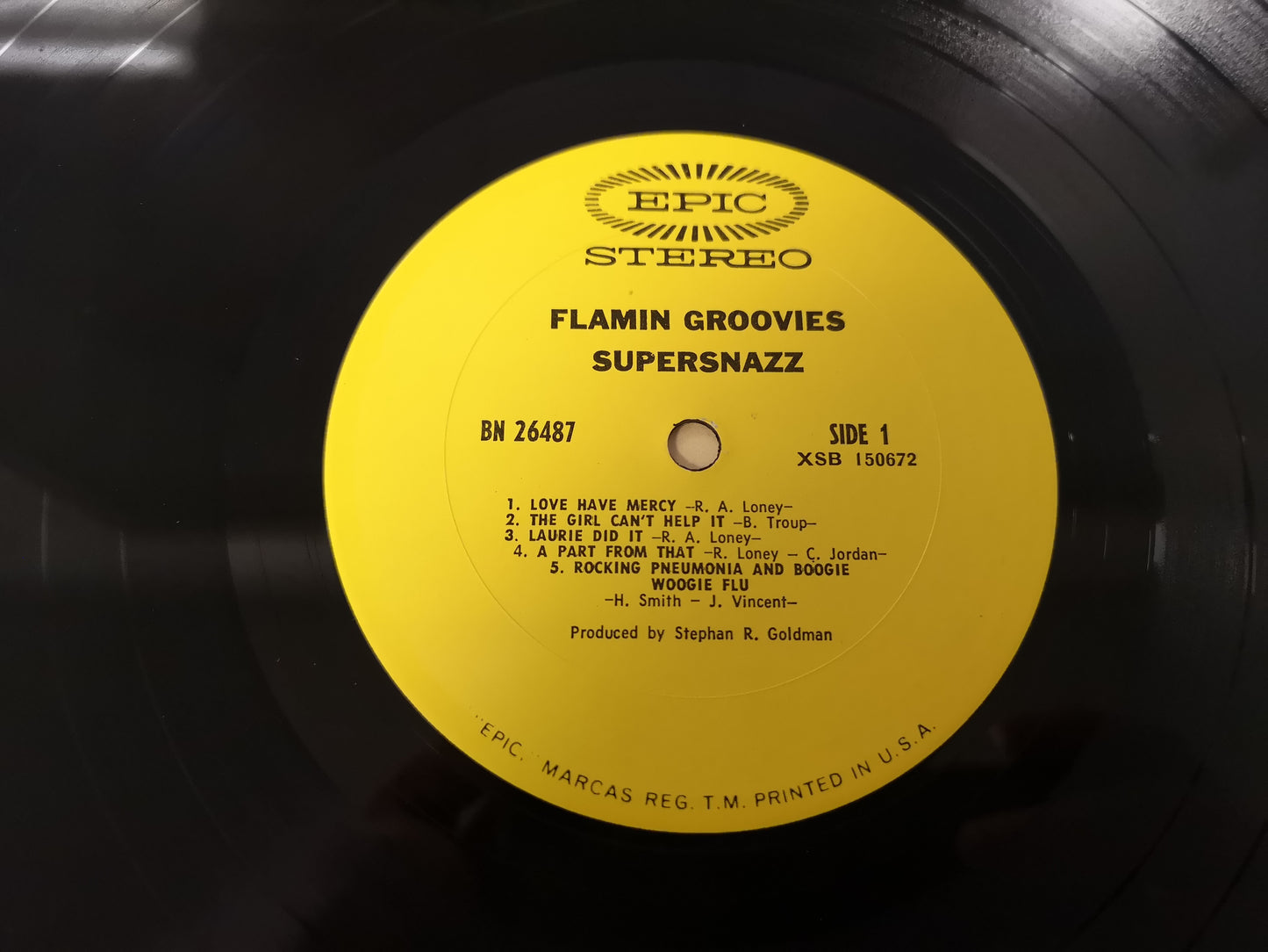 Flamin' Groovies "Supersnazz" Orig US 1969 VG/VG++