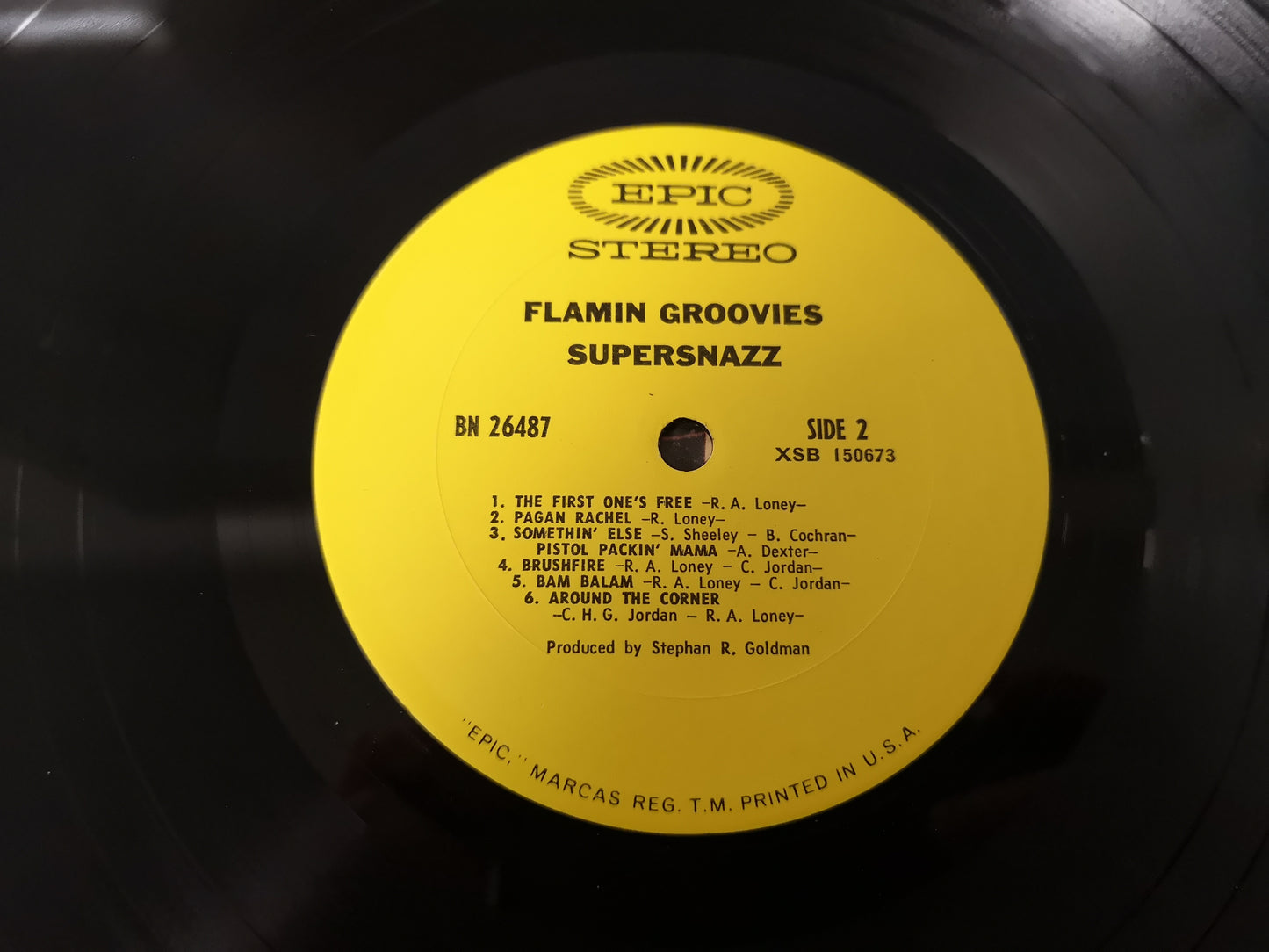 Flamin' Groovies "Supersnazz" Orig US 1969 VG/VG++