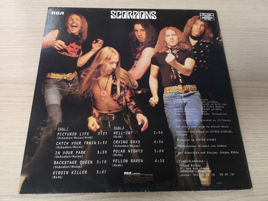 Scorpions "Virgin Killer" Orig France 1976 VG++/VG++ (Gatefold Cover)