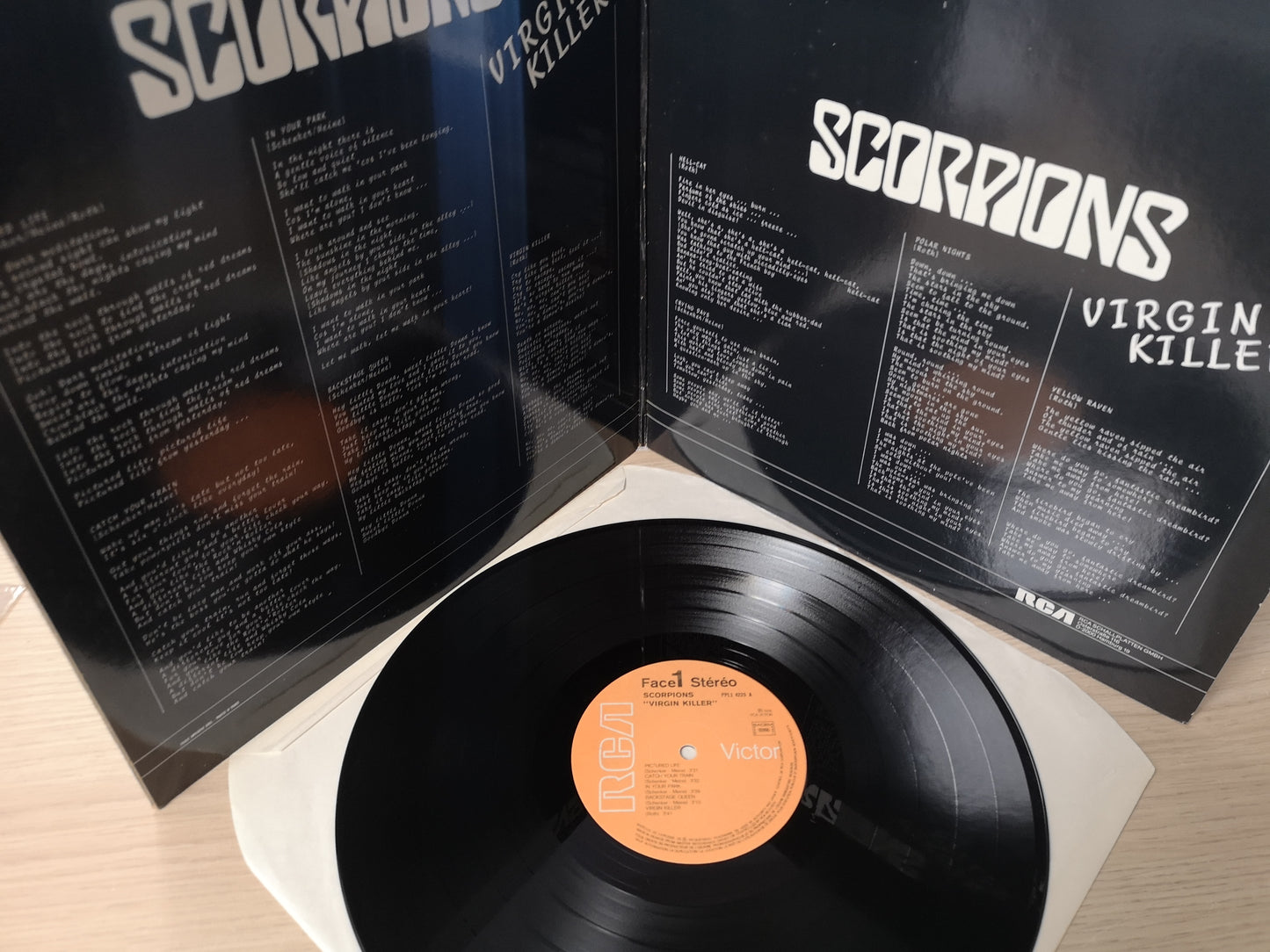 Scorpions "Virgin Killer" Orig France 1976 VG++/VG++ (Gatefold Cover)