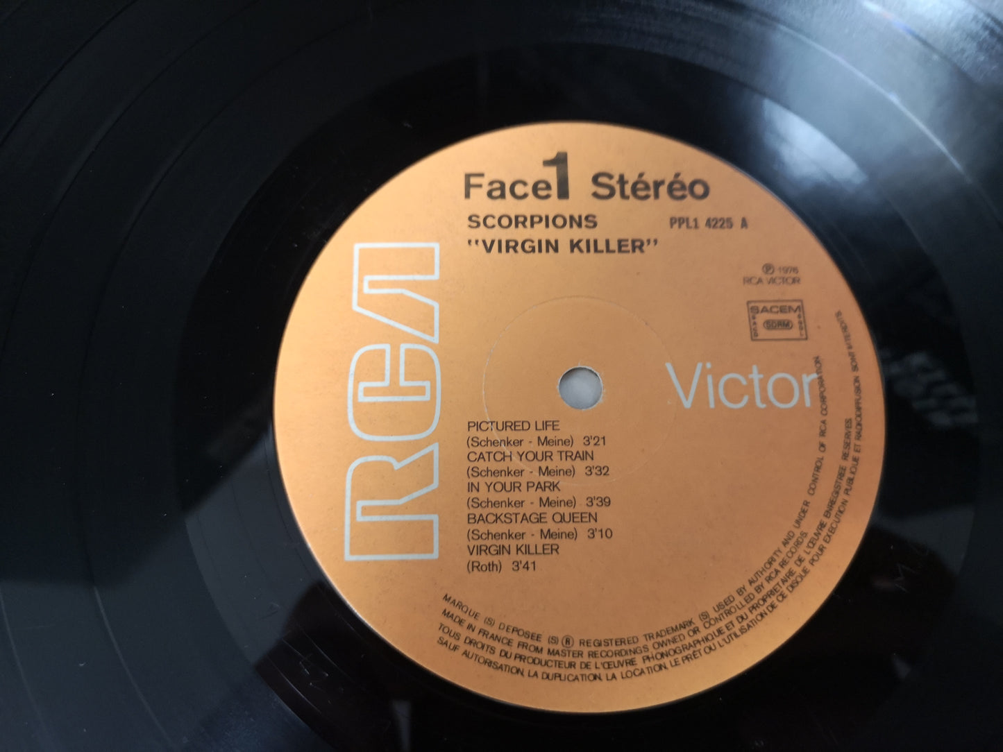 Scorpions "Virgin Killer" Orig France 1976 VG++/VG++ (Gatefold Cover)