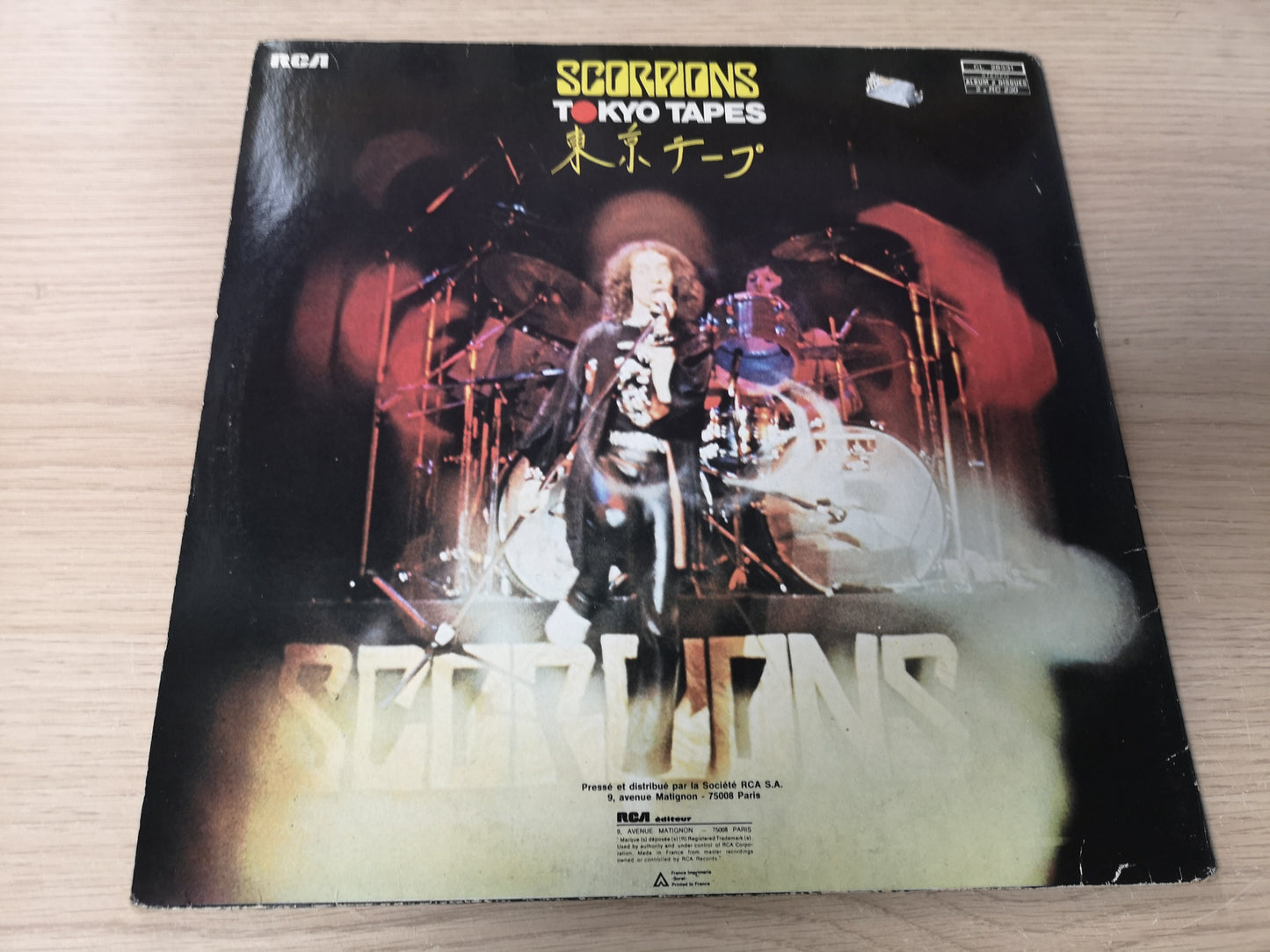 Scorpions "Tokyo Tapes" Orig France 1978 VG++/EX 2Lps