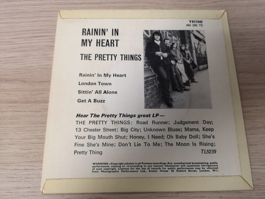 Pretty Things "Rainin' in My Heart" Orig UK 1965 M-/M- (7" EP)