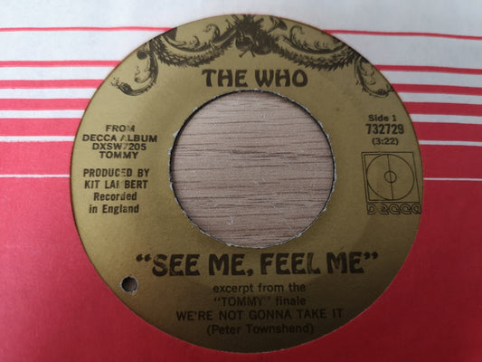 Who "See Me, Feel Me" Orig US 1969 M- (7" Single)