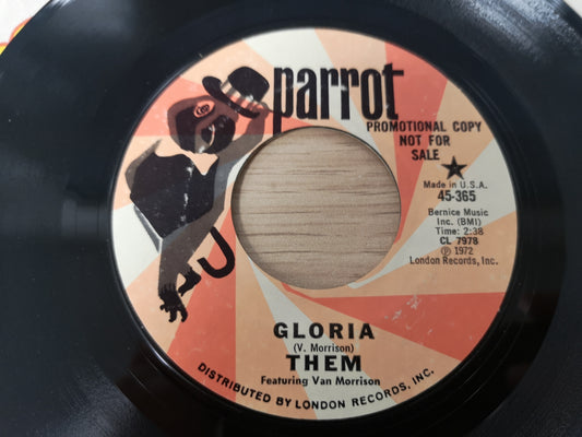 Them "Gloria" RE US 1972 Promo M- (7" Single)