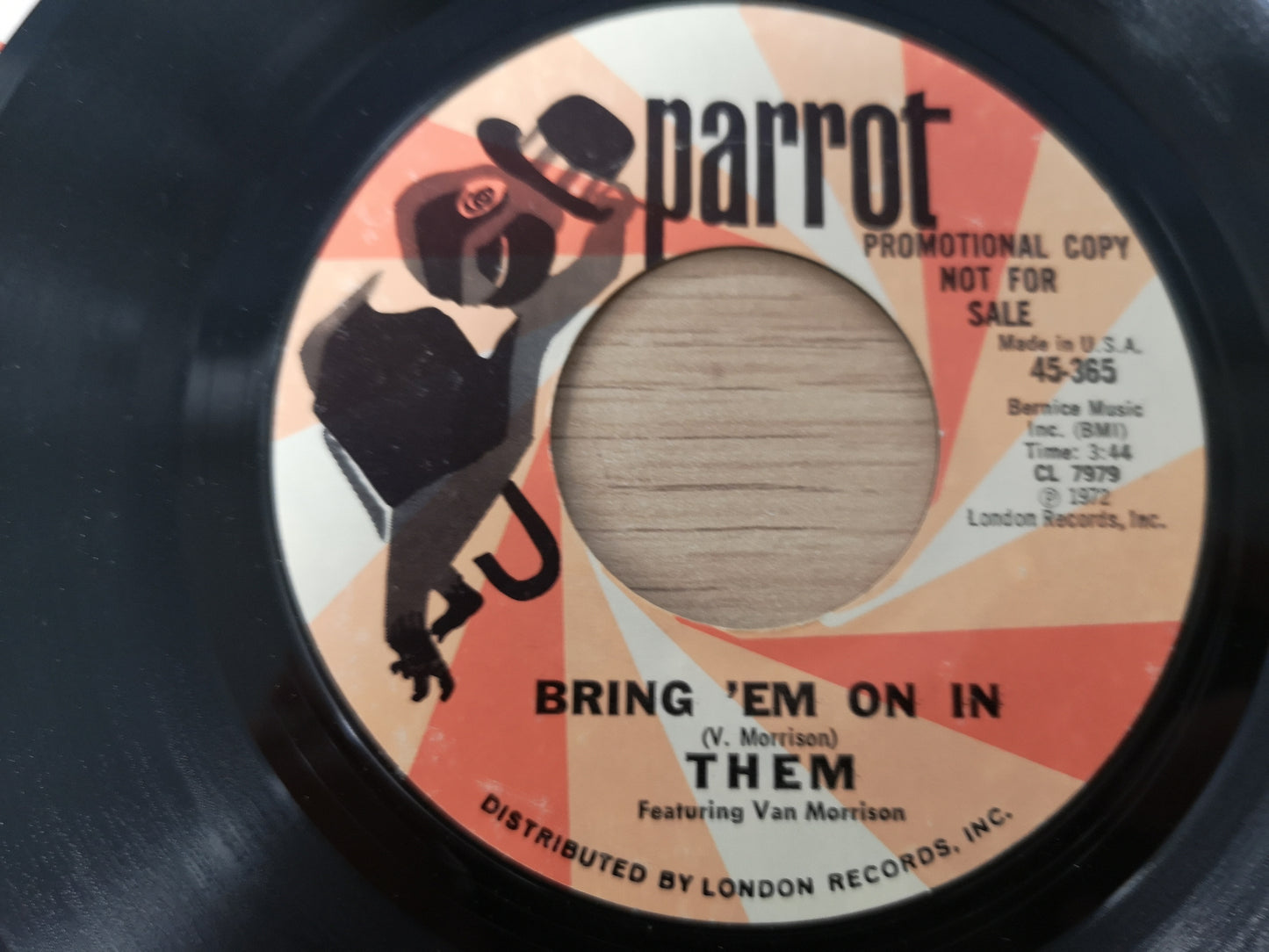 Them "Gloria" RE US 1972 Promo M- (7" Single)