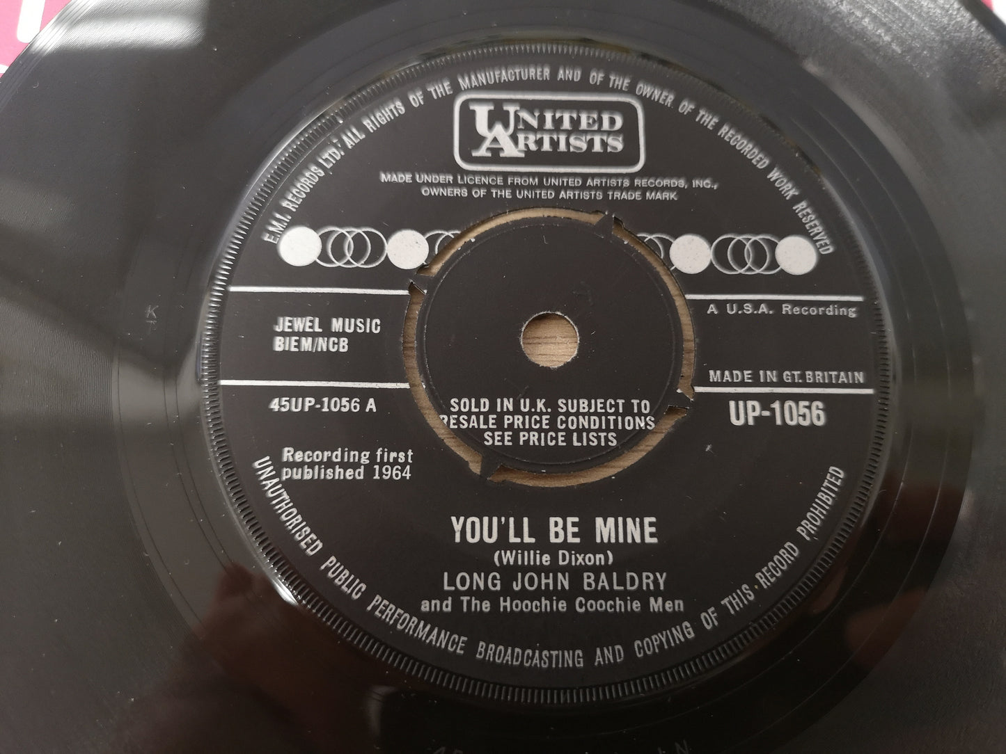 Long John Baldry "You'll Be Mine" Orig UK 1964 M- w/ Rod Stewart (7" Single)