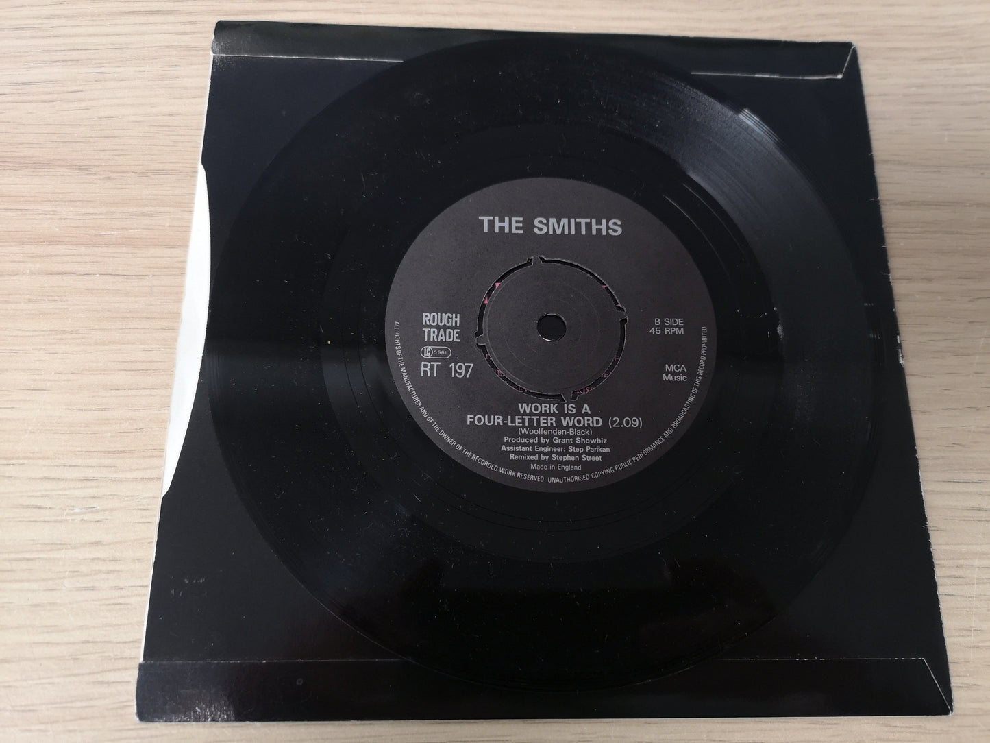 Smiths "Girlfriend In a Coma" Orig UK 1987 M-/M- (7" Single)