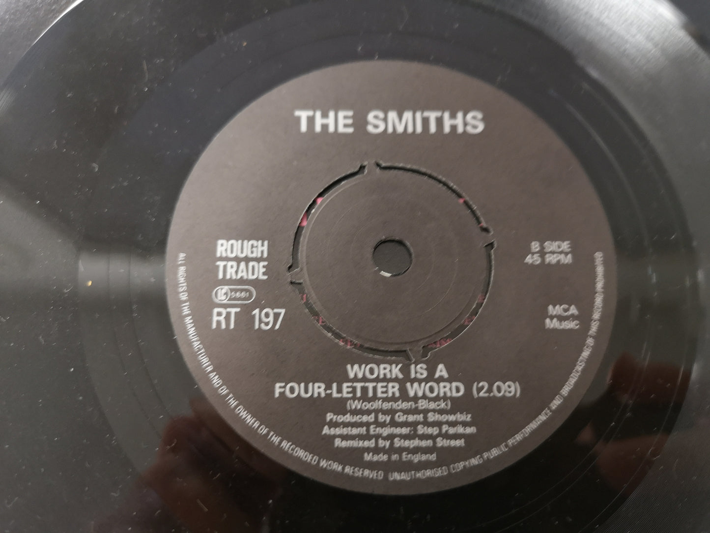 Smiths "Girlfriend In a Coma" Orig UK 1987 M-/M- (7" Single)