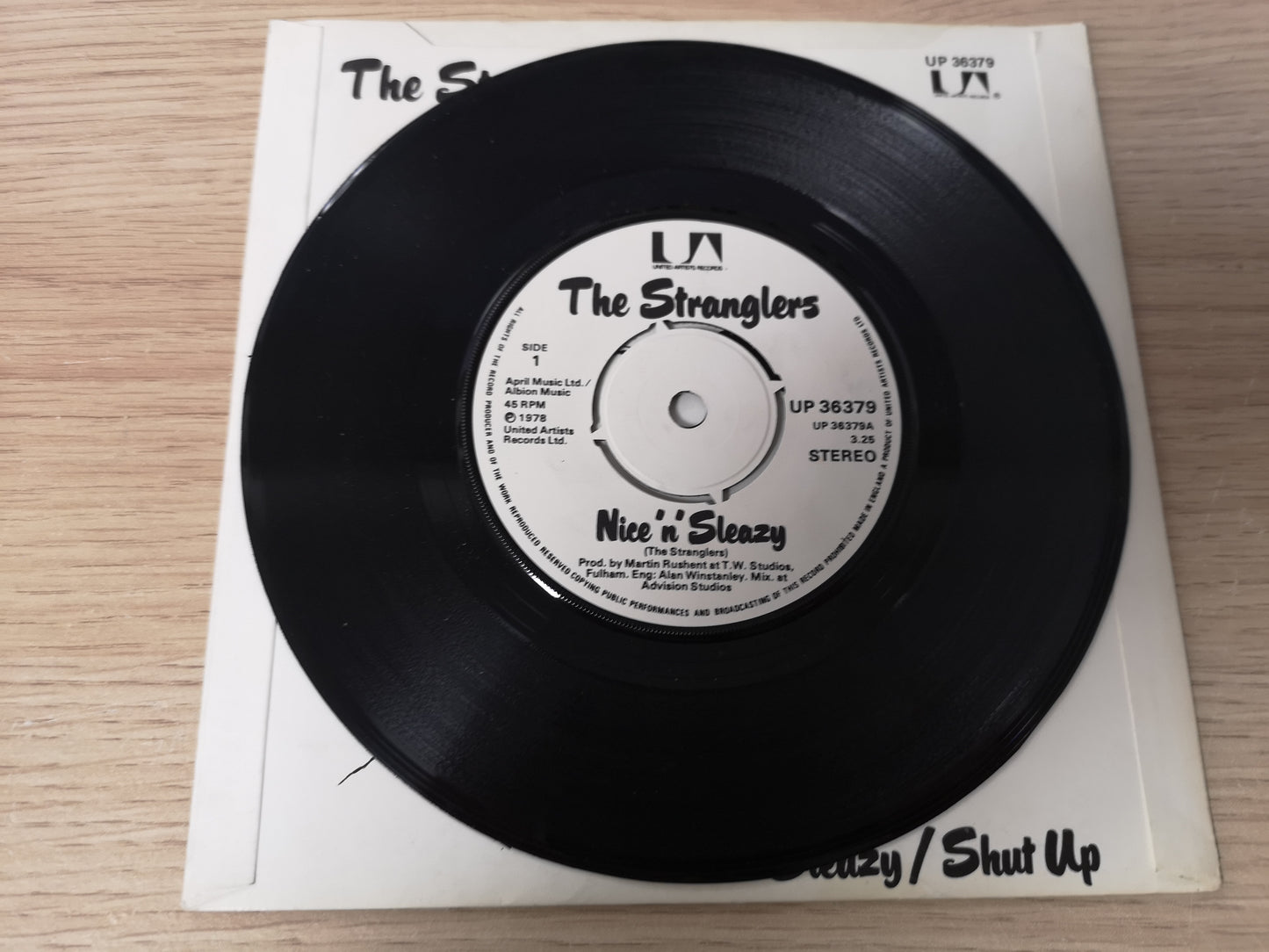 Stranglers "Nice'n'Sleazy" Orig UK 1978 EX/M- (7" Single)