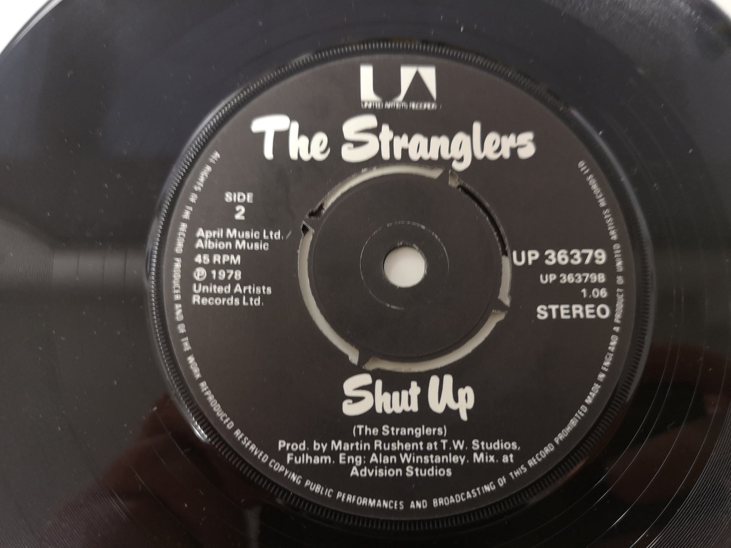 Stranglers "Nice'n'Sleazy" Orig UK 1978 EX/M- (7" Single)