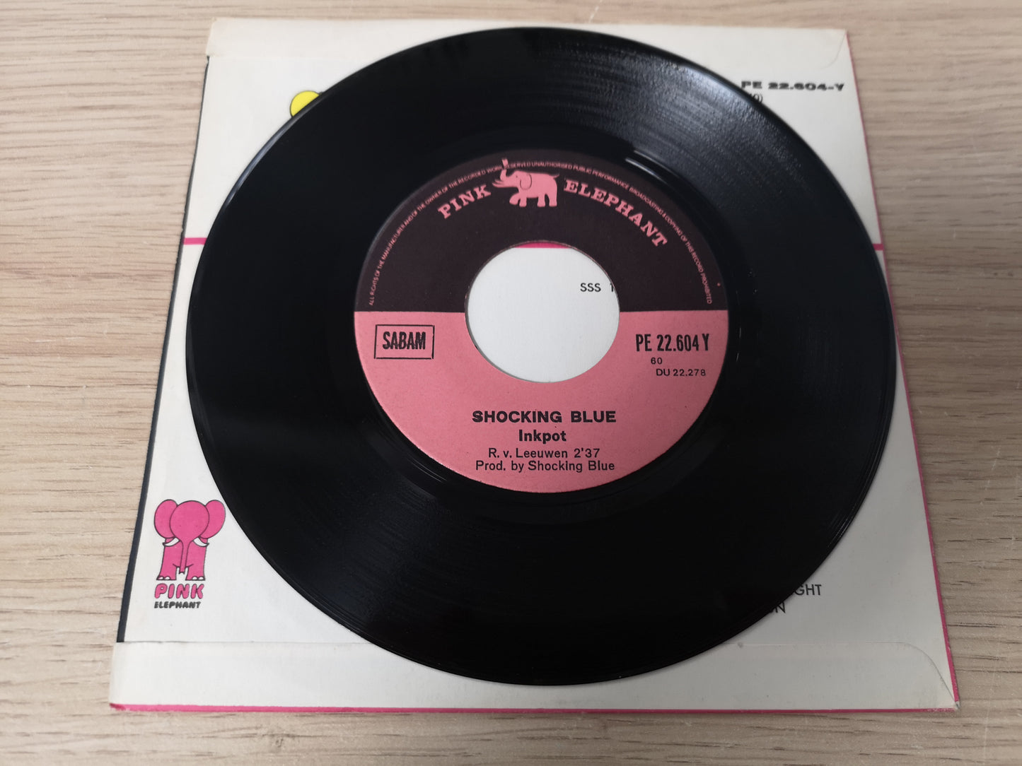 Shocking Blue "Ink Pot" Orig Belgium 1972 M-/M- (7" Single)