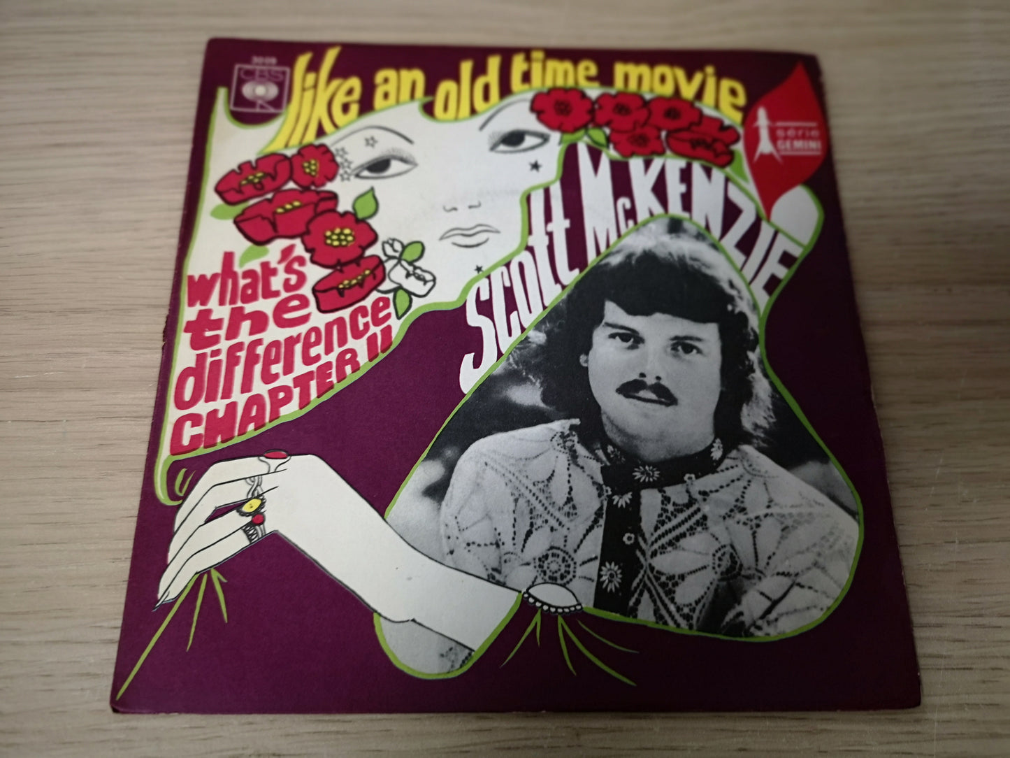 Scott McKenzie "Like an Old Time Movie" Orig France 1967 EX/VG (7" Single)