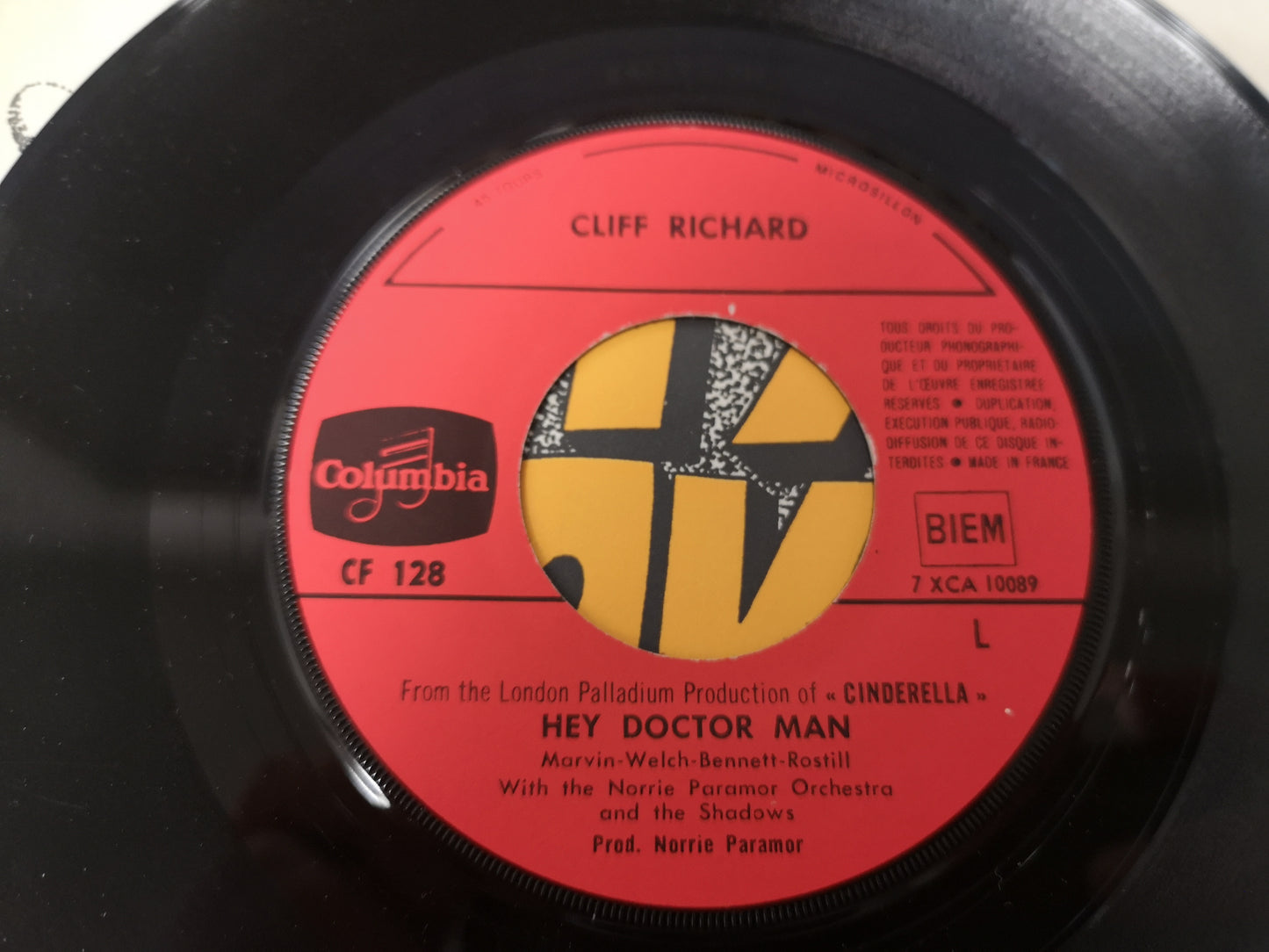 Cliff Richard "All my Love" Orig France 1967 EX/VG++ (7" Single)