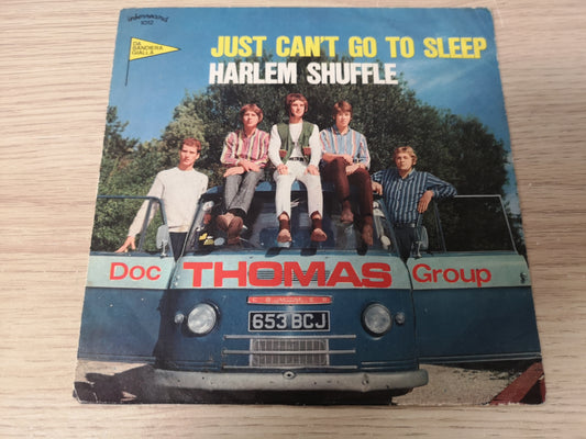 Doc Thomas Group "Just Can't Go to Sleep" Orig Italy 1967 EX/EX (7" Single)