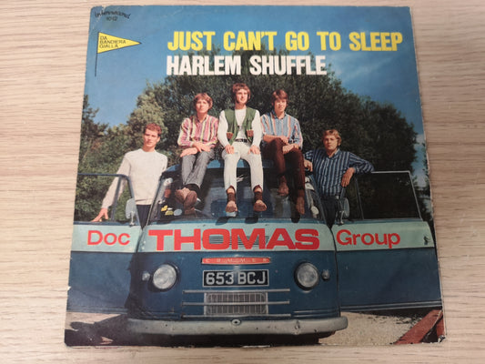 Doc Thomas Group "Just Can't Go to Sleep" Orig Italy 1967 EX/EX (7" Single)