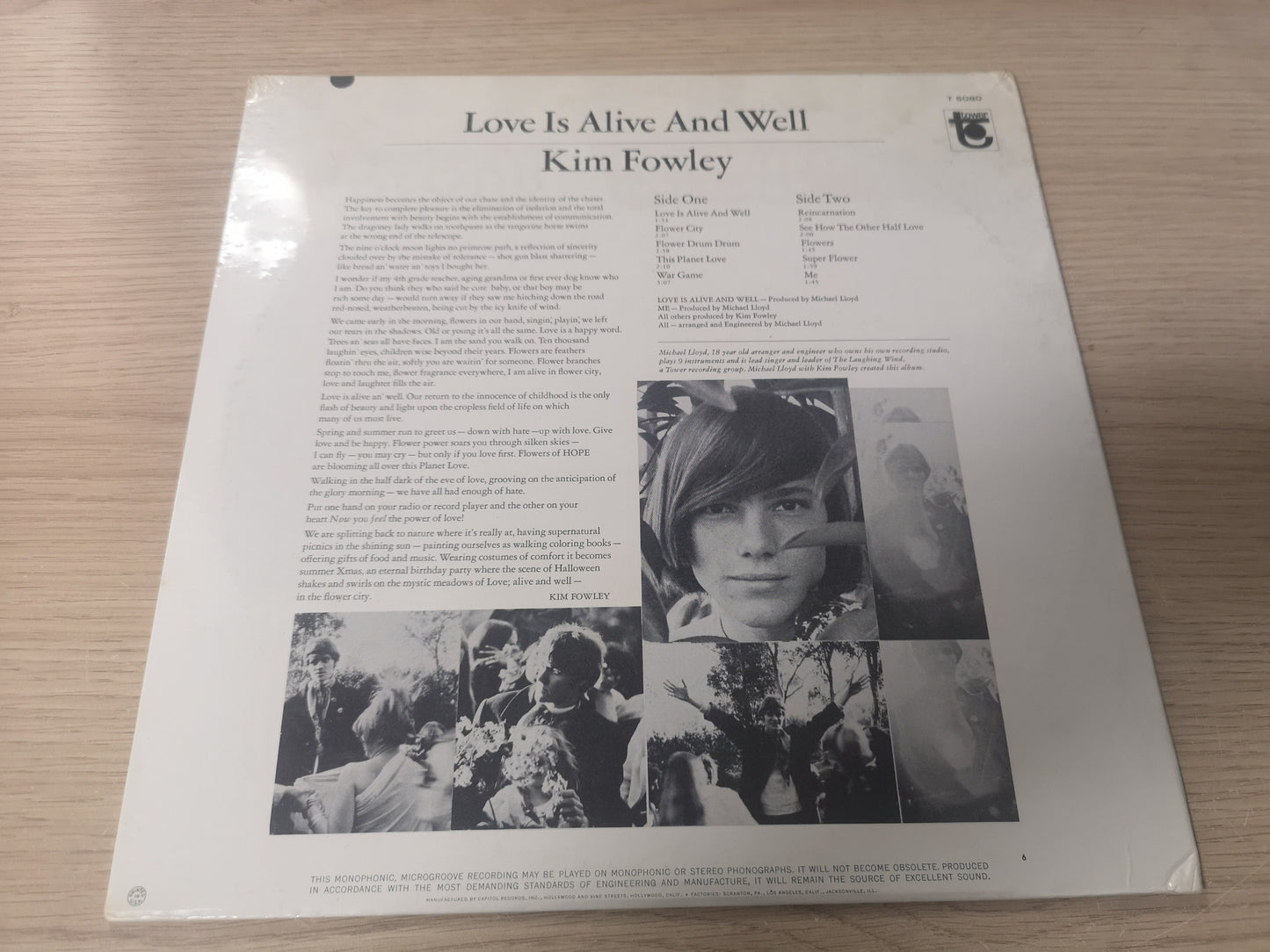 Kim Fowley "Love is Alive and Well" Orig US Mono 1966 Sealed