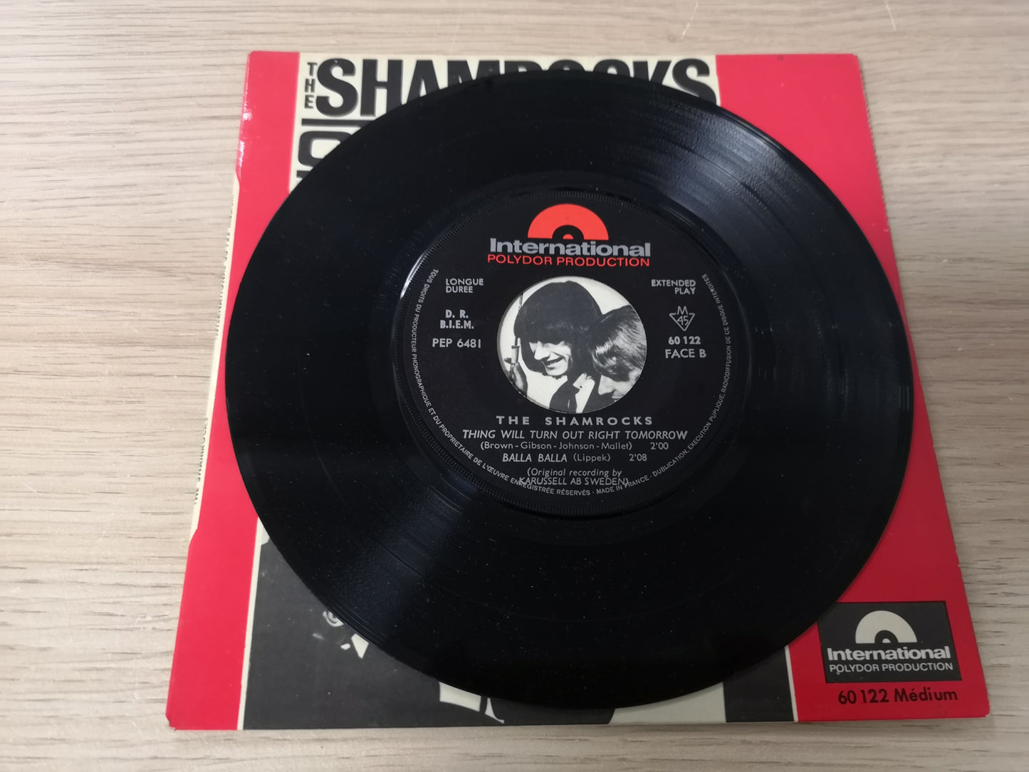 Shamrocks "Cadillac" Orig France 1966 VG++/EX (7" EP)