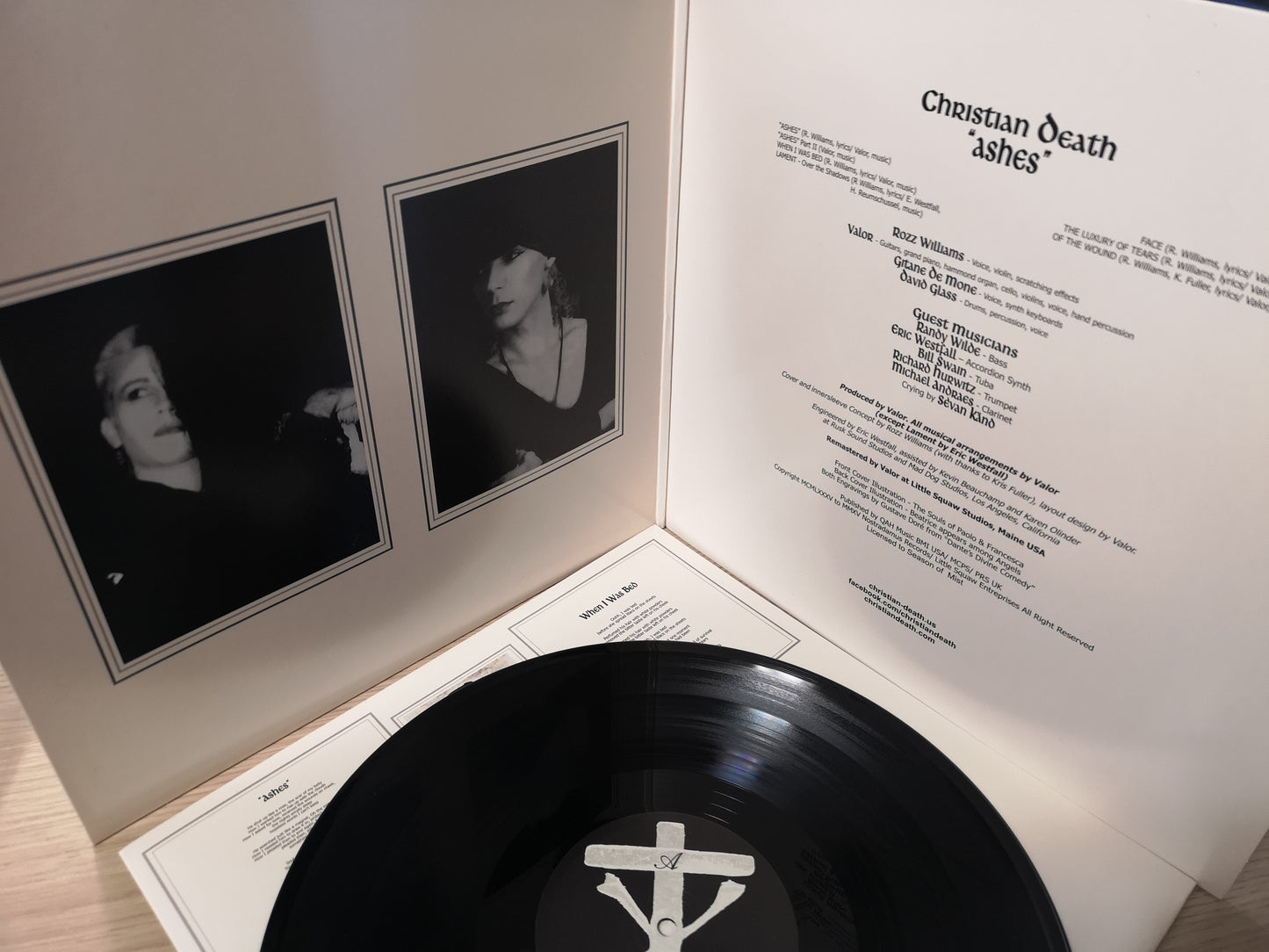 Christian Death "Ashes" RE UK/US 2015 M/M (30th Anniversary)