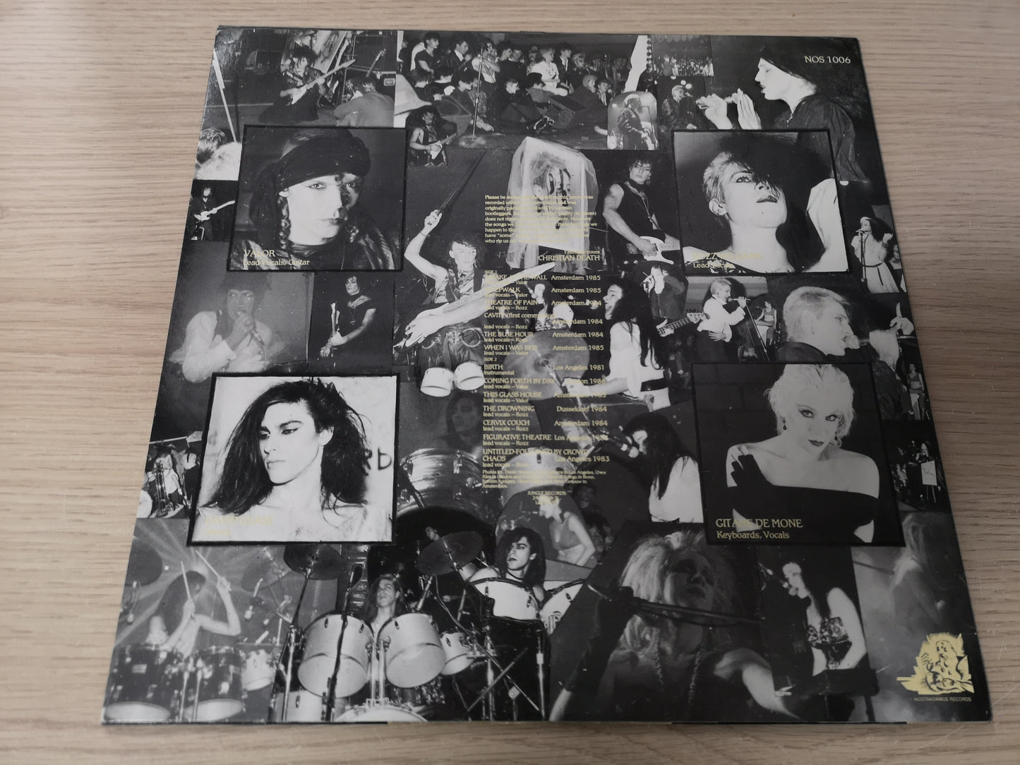 Christian Death "Official Anthology of "Live" Bootleg" Orig UK 1986 M-/M-