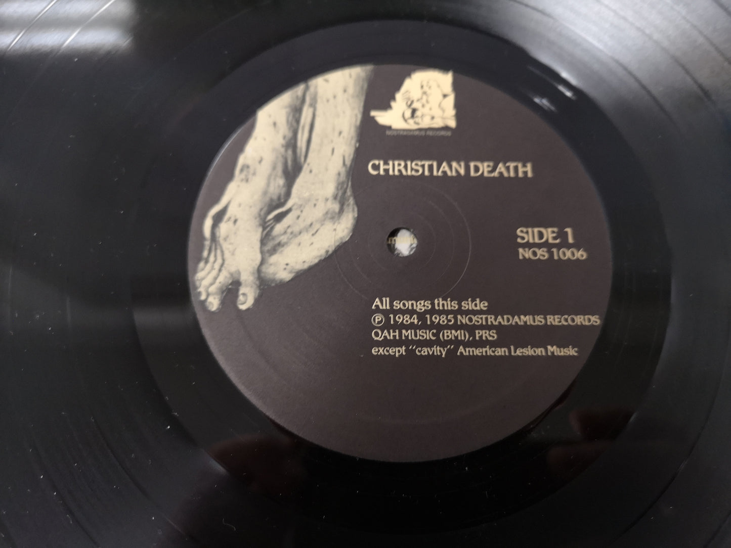 Christian Death "Official Anthology of "Live" Bootleg" Orig UK 1986 M-/M-