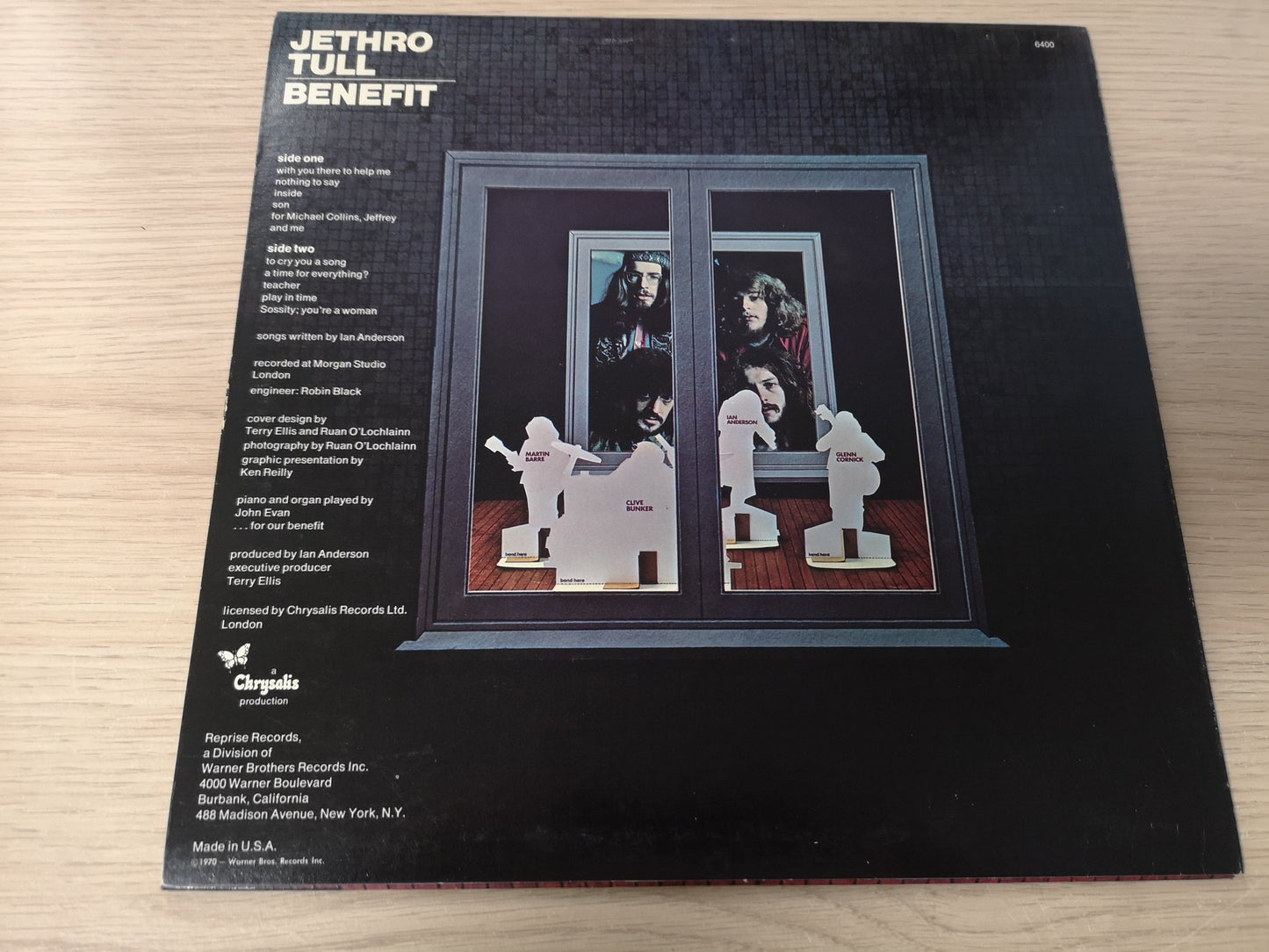 Jethro Tull "Benefit" Orig US 1970 M-/M-