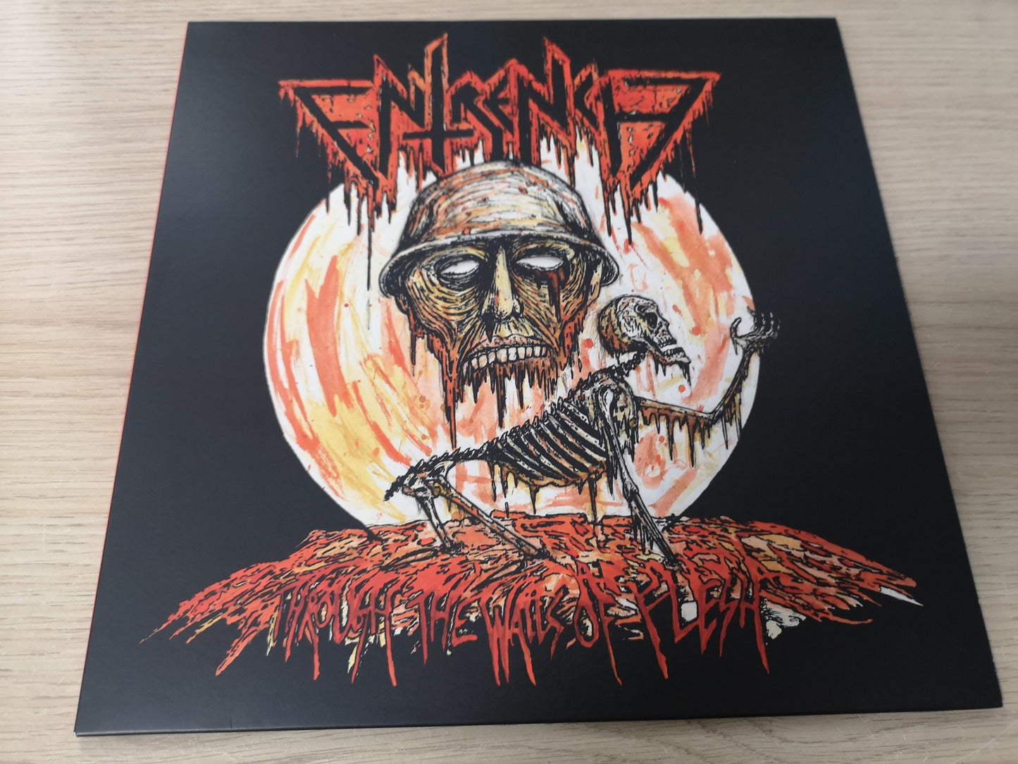 Entrench "Through The Walls of Flesh" Mint/New Sweden 2017 (Orange Vinyl)