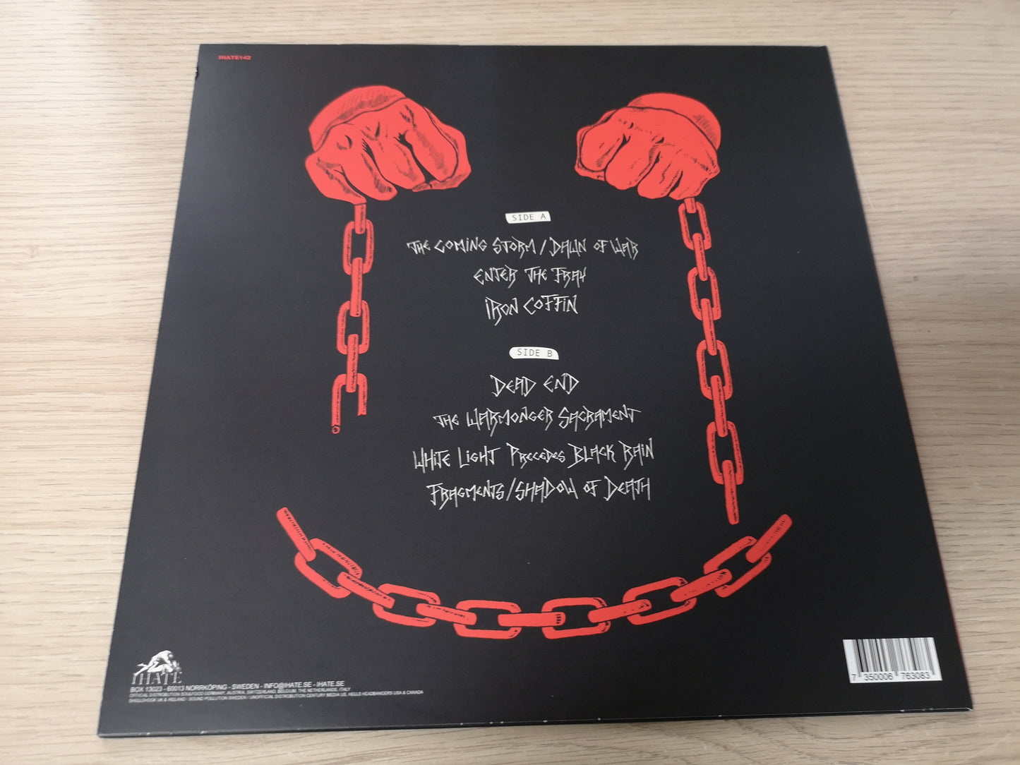 Entrench "Through The Walls of Flesh" Mint/New Sweden 2017 (Orange Vinyl)