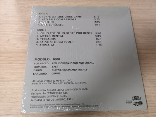 Modulo 1000 "Nao Fale Com Paredes" RE Germany 2004 Sealed