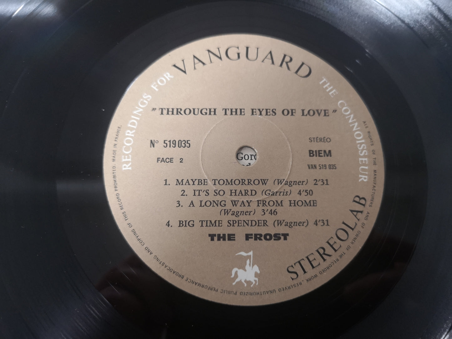 Frost "Through The Eyes of Love" Orig France 1970 M-/M-