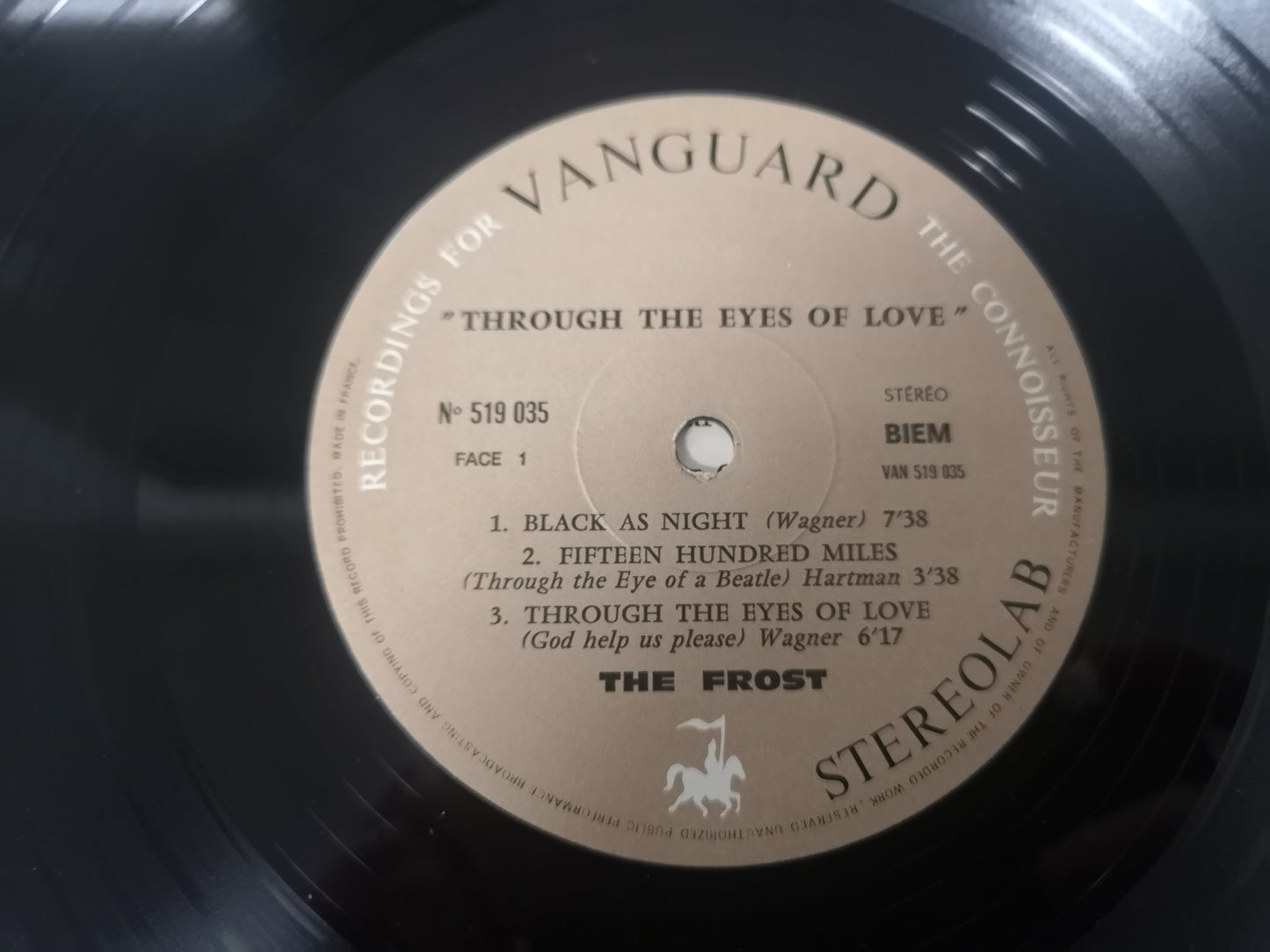 Frost "Through The Eyes of Love" Orig France 1970 M-/M-