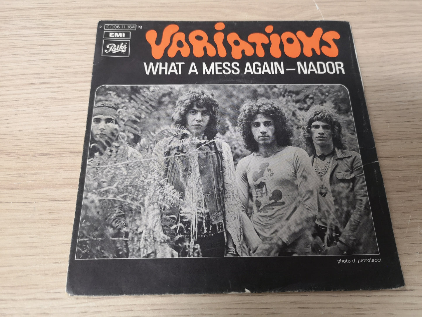 Variations "What a Mess Again" Orig France 1970 VG++/EX (7" Single)