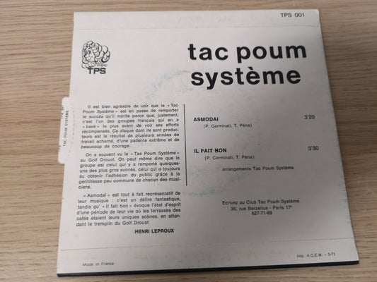 Tac Poum System "Asmodaï" Orig France 1971 M-/M- (7" Single)