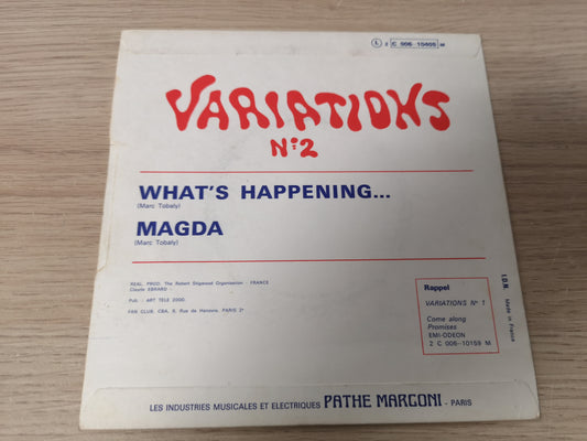 Variations "What's Happening" Orig France 1970 M-/M- (7" Single)