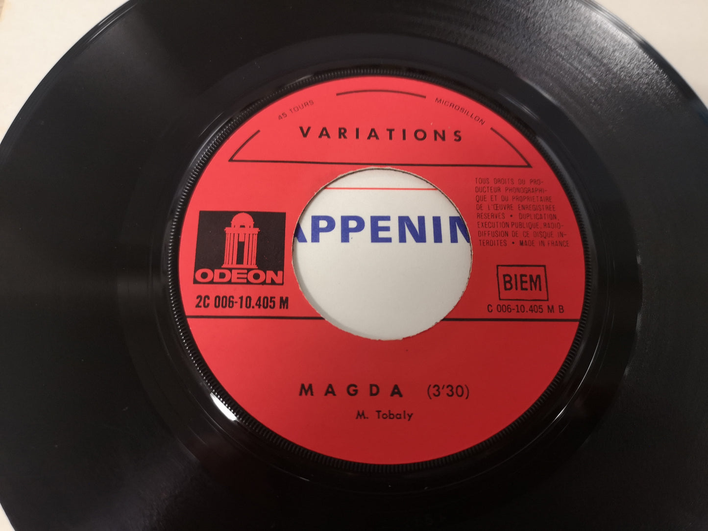 Variations "What's Happening" Orig France 1970 M-/M- (7" Single)