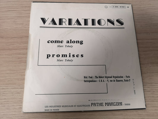 Variations "Come Along" Orig France 1969 M-/VG++ (7" Single)