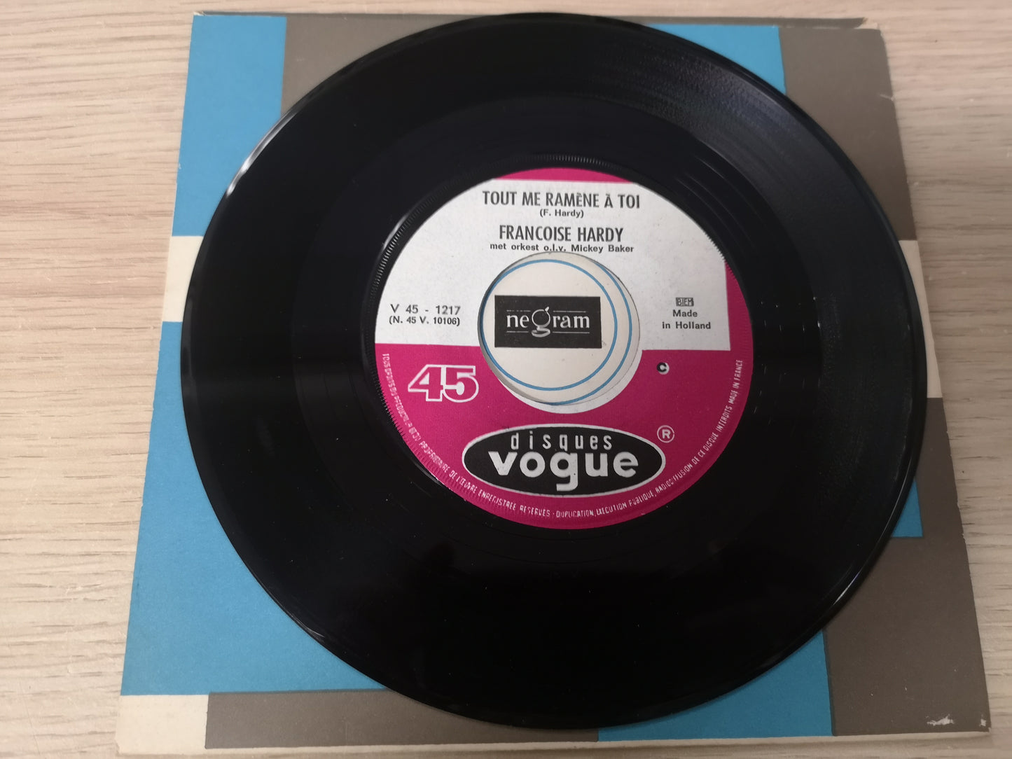 Françoise Hardy "Et Même" Orig Holland 1964 M-/EX (7" Single)