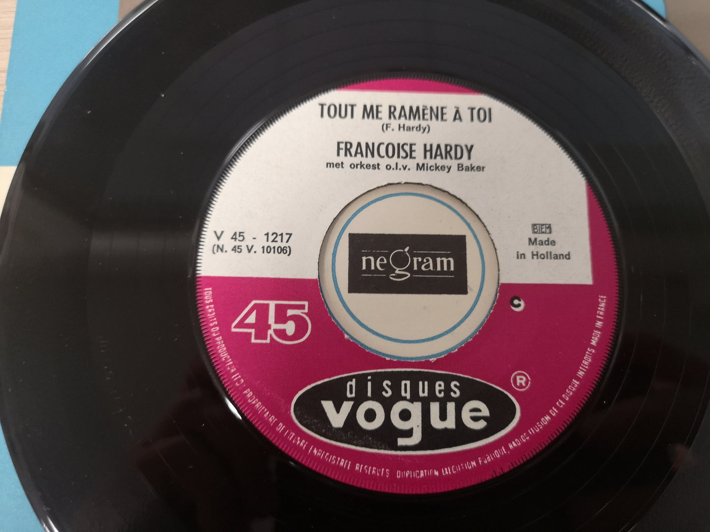 Françoise Hardy "Et Même" Orig Holland 1964 M-/EX (7" Single)