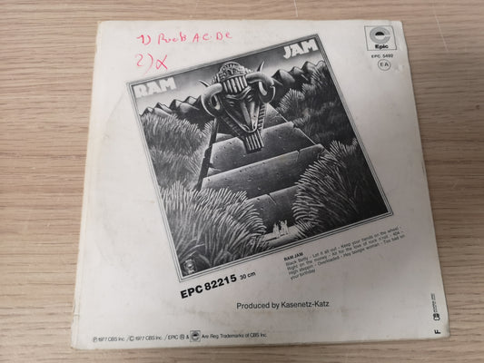 Ram Jam "Black Betty" Orig France 1977 VG+/VG+ (7" Single)