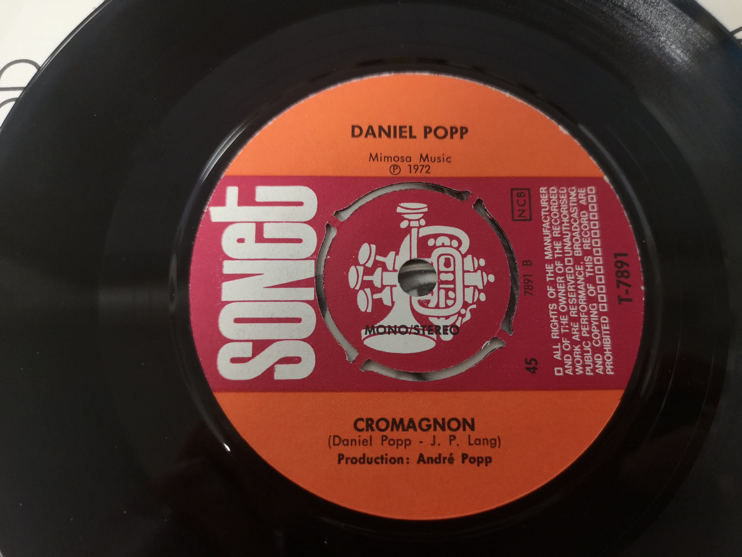 Daniel Popp "Wakadi Wakadou" Orig Sweden 1971 M-/M- (7" Single)