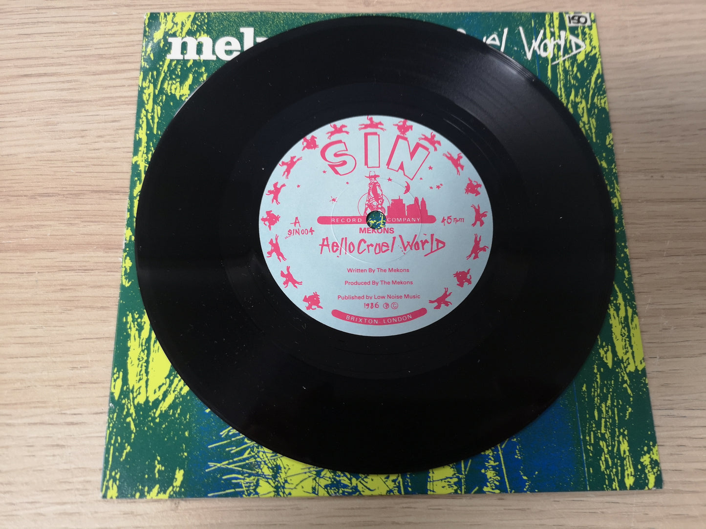 Mekons "Hello Cruel World" Orig UK 1986 EX/M- (7" Single)