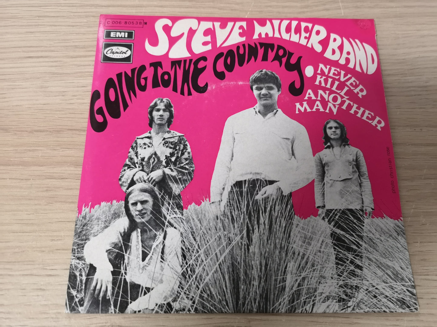 Steve Miller Band "Going To The Country" Orig France 1970 EX/EX (7" Single)