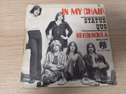 Status Quo "In My Chair" Orig France 1970 VG+/VG+ (7" Single)