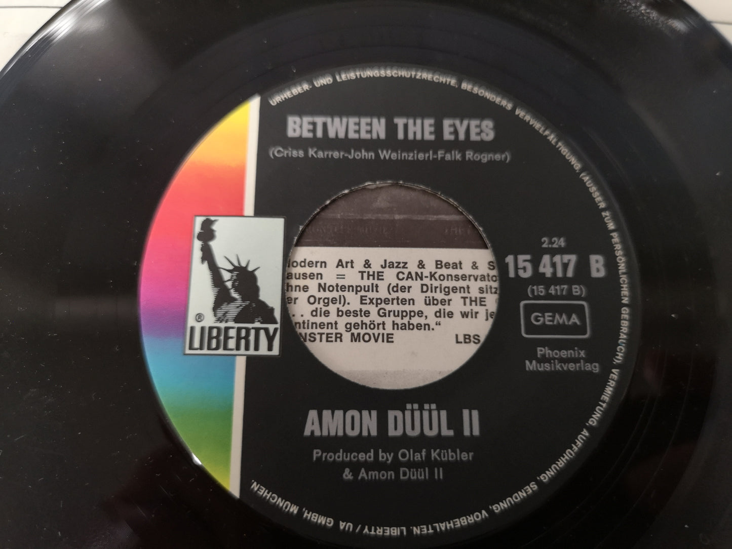 Amon Düül II "Rattlesnakeplumcake" Orig Germany 1970 VG++/EX (7" Single)